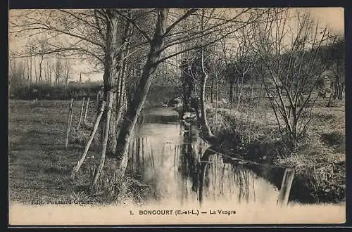 AK Boncourt, La Vesgre et les arbres riverains