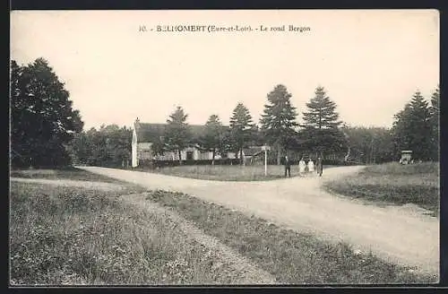 AK Belhomert, Le rond Bergon et paysage rural