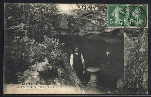 AK Saint-Denis-d`Authou, La Grotte de Bôves im Perche pittoresque