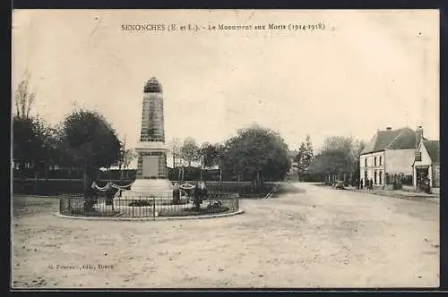 AK Senonches, Le Monument aux Morts (1914-1918)