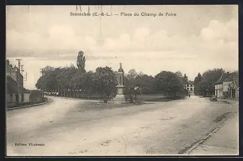 AK Senonches, Place du Champ de Foire