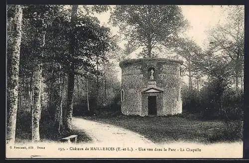 AK Maillebois, Vue dans le parc, La Chapelle