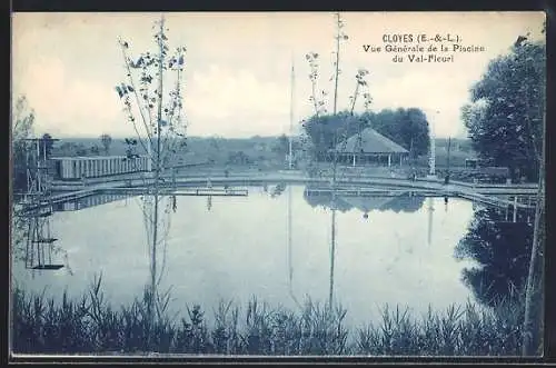 AK Cloyes, Vue générale de la Piscine du Val-Fleuri