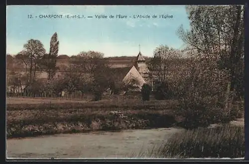 AK Charpont, Vallée de l`Eure, L`Abside de l`Église