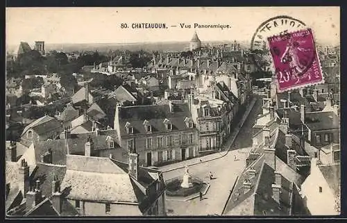 AK Châteaudun, Vue panoramique