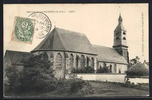 AK Tremblay-le-Vicomte, Église du village