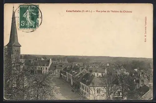 AK Courtalain, Vue prise du Théâtre du Château