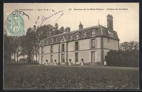 AK La Ferté-Vidame, Château de Les-Cuez en Normandie