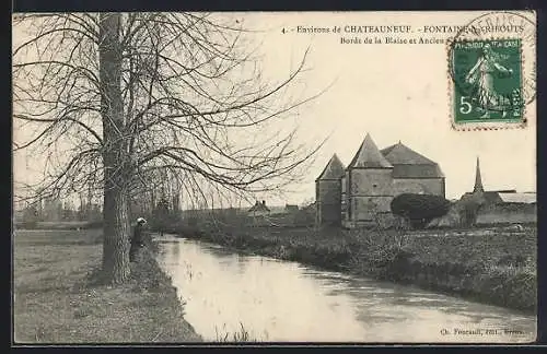 AK Fontaine-les-Ribouts, Bords de la Blaise et Ancien Château Fort