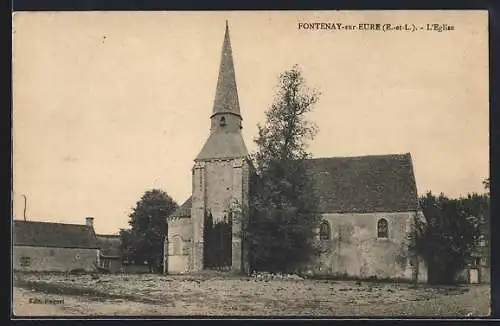 AK Fontenay-sur-Eure, L`Église