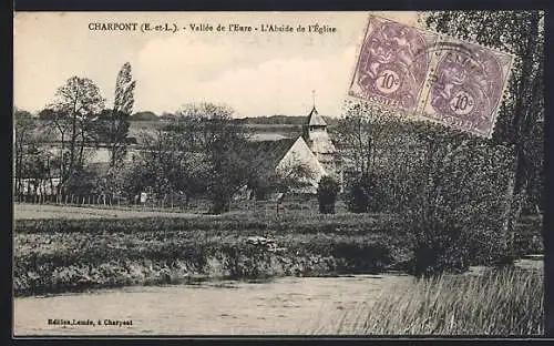 AK Charpont, Vallée de l`Eure, L`Abside de l`église