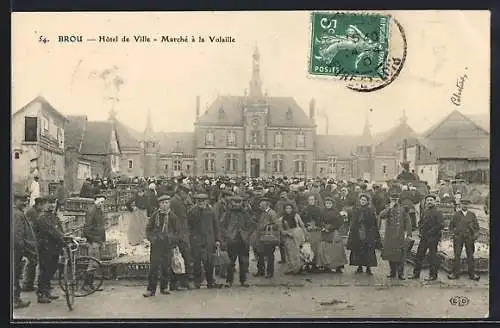 AK Brou, Hôtel de Ville, Marché à la Volaille