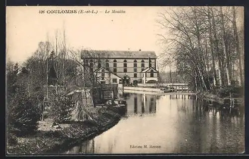 AK Coulombs, Le Moulin et le cours d`eau paisible