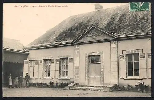 AK Sours, Mairie et École Communale