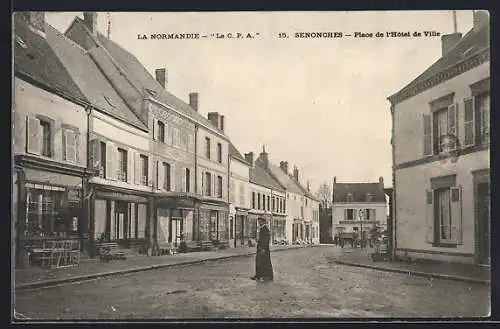 AK Senonches, Place de l`Hôtel de Ville