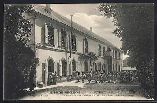 AK Authon-du-Perche, Le Nid des Bois, Maison d`habitation, Fondation Louise Koppe