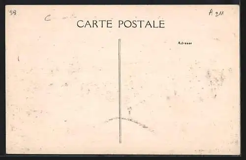 AK Aunay-sous-Auneau, Rue de la Bassine avec passants et bâtiments d`époque