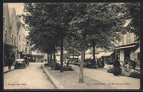 AK Chartres, Le Marché aux Fleurs