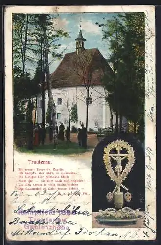 AK Trautenau / Trutnov, Ein ernster Zeuge du, Kapelle...