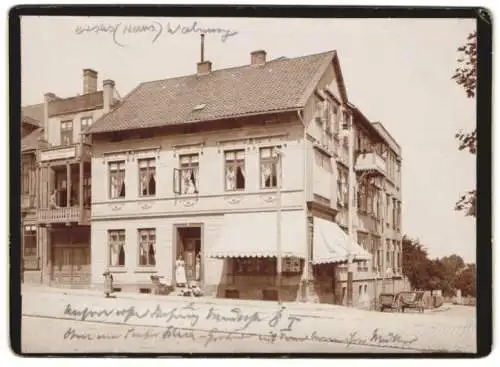 Fotografie unbekannter Fotograf, Ansicht Blankenburg / Harz, Fotoatelier / Wohnhaus Fotograf Ernst Schinkel, Mauerstr. 8