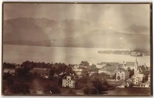 Fotografie C. Madl, Wels, Ansicht Gmunden, Panorama mit Seeblick