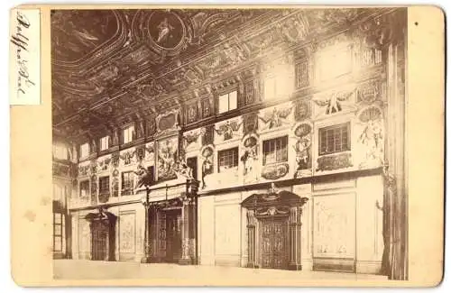 Fotografie Carl Jockner, Augsburg, Ansicht Augsburg, Goldener Saal im Rathaus