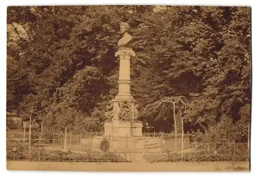 Fotografie unbekannter Fotograf, Ansicht Rendsburg, Lornsen Denkmal