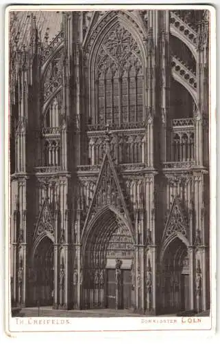 Fotografie Th. Creifeld's, Cöln, Ansicht Köln, Dom Südportal