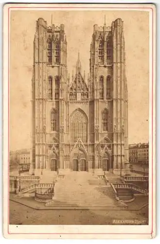 Fotografie Alexandre Phot., Ansicht Brüssel, St. Gudula Kathedrale