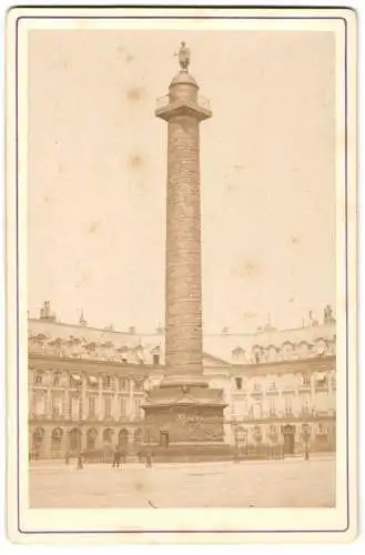 Fotografie unbekannter Fotograf, Ansicht Paris, Colonne Vendrome