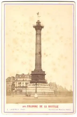 Fotografie E. Ladrey Phot., Paris, Ansicht Paris, Colonne De La Bastille