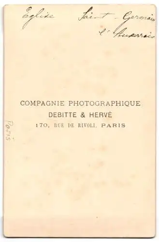 Fotografie Debitte & Herve, Paris, Ansicht Paris, Eglise Saint-Germain