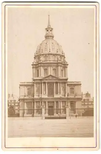 Fotografie unbekannter Fotograf, Ansicht Paris, Dome des Invalides