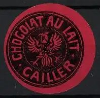 Reklamemarke Chocolat au Lait Cailler, Adler-Emblem