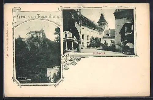 AK Rosenburg, Burg und Schlosshof