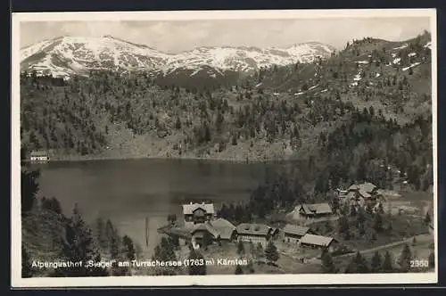 AK Turrachersee /Kärnten, Alpengasthof Siegel