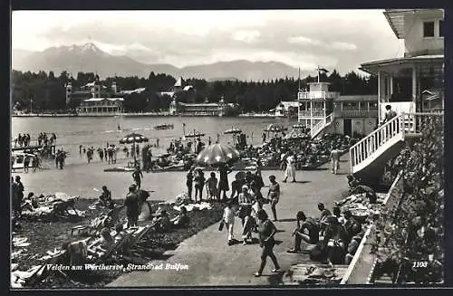 AK Velden am Wörthersee, Strandbad Bulfon