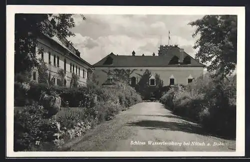 AK Nötsch a. Dobr., Schloss Wasserleonburg, Garten