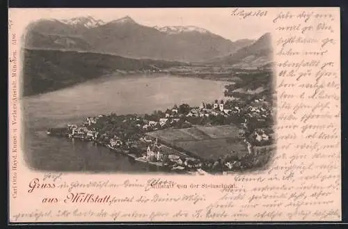 AK Millstatt, Blick von der Steinschicht