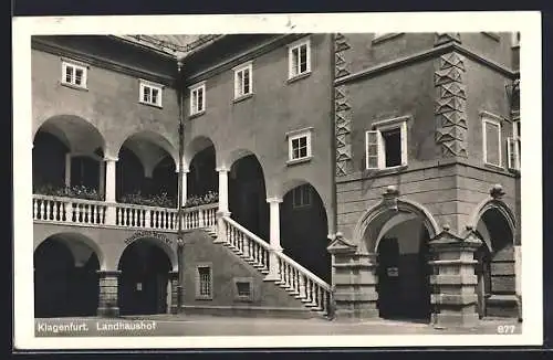 AK Klagenfurt, Landhaushof mit Restaurant Landhauskeller