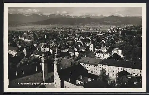 AK Klagenfurt, Blick gegen Südwesten