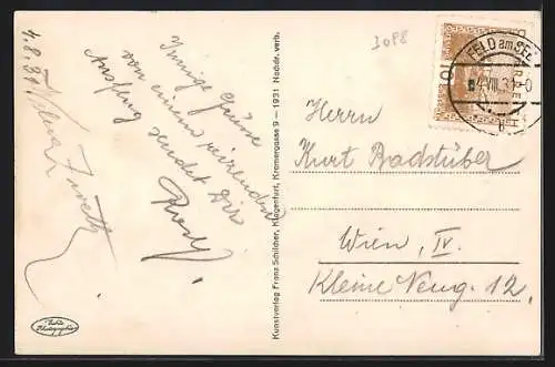 AK Feld am Brennsee, Uferpartie mit Berglandschaft