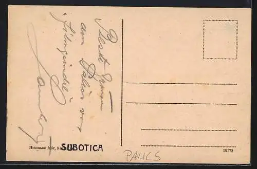 AK Palicsfürdö / Palics, Gyórgyterem, vendéglö és kávéház