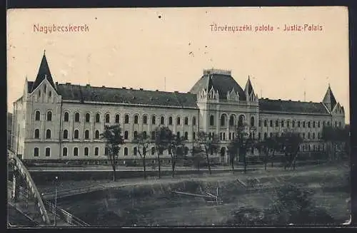 AK Nagybecskerek, Blick zum Justiz-Palais