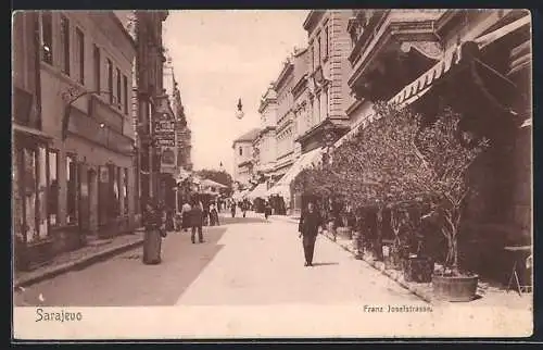 AK Sarajevo, Partie in der Franz Josefstrasse