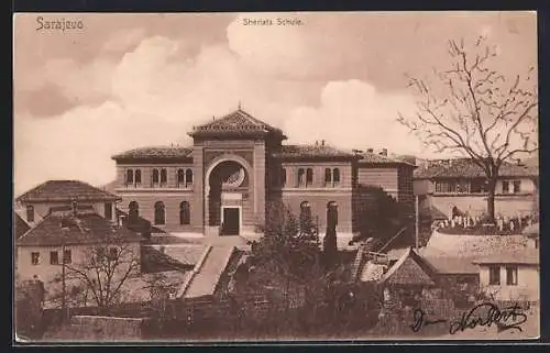 AK Sarajevo, Blick auf Sheriats Schule