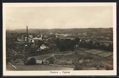 AK Kreka, Panorama mit Industriegelände