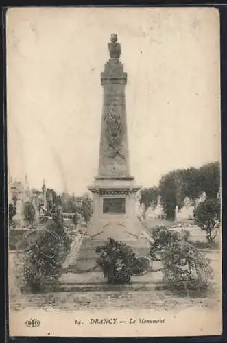 AK Drancy, Le Monument