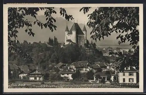 AK Thun, Teilansicht mit Schloss