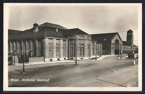 AK Basel, Badischer Bahnhof